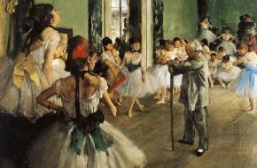 La classe de danse (De balletklas). Bron: Wikimedia Commons